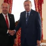 Cumhurbaşkanı Erdoğan KKTC Başbakanı Tatar'ı kabul etti