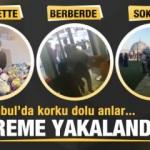 İstanbul'da depreme yakalandılar! Korku dolu anlar