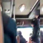 Özel Halk otobüsünde kavga! Aşağıya indiririm...