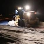 30 köy yolu 2 günlük çalışmanın ardından ulaşıma açıldı