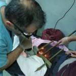 Samsun'da korkunç olay! Bacağından böyle çıkarıldı