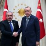 Cumhurbaşkanı Erdoğan, TBMM Başkanı Şentop'u kabul etti