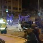 Korkutan kaza! Kontrolden çıkarak takla attı