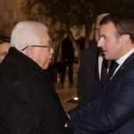 Macron, Filistin Devlet Başkanı Abbas ile görüştü