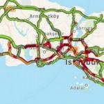 İstanbul'da trafik yoğunluğu