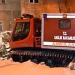 Bitlis’teki hastaların yardımına paletli ambulanslar yetişiyor