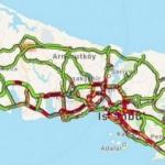 İstanbul'da trafik yoğunluğu yüzde 72'lere dayandı