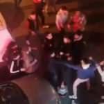 Küçük kız çocuğunu taciz eden şahsa meydan dayağı