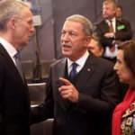 NATO Karargahı'nda dikkat çeken kareler