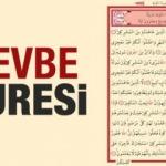 Tevbe Suresi Oku ve Dinle | Tevbe Suresi Türkçe Anlamı, Meali ve Faziletleri