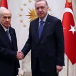 Cumhurbaşkanı Erdoğan, Bahçeli'yi kabul etti