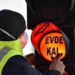 Trafik ışıklarından ‘evde kal’ çağrısı