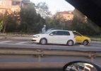 İstanbul trafiğinde inanılmaz görüntü