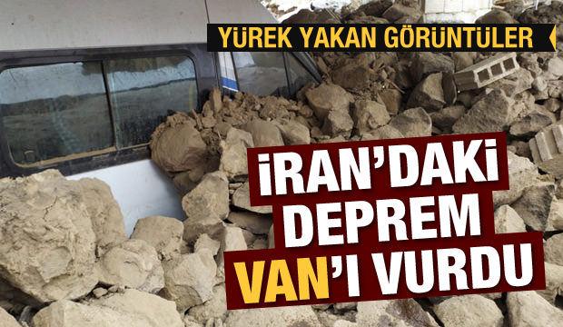 İran'daki deprem Van'ı vurdu!