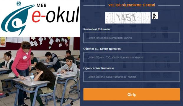 MEB E Okul sınav sonuçları! VBS - Veli Bilgilendirme ...