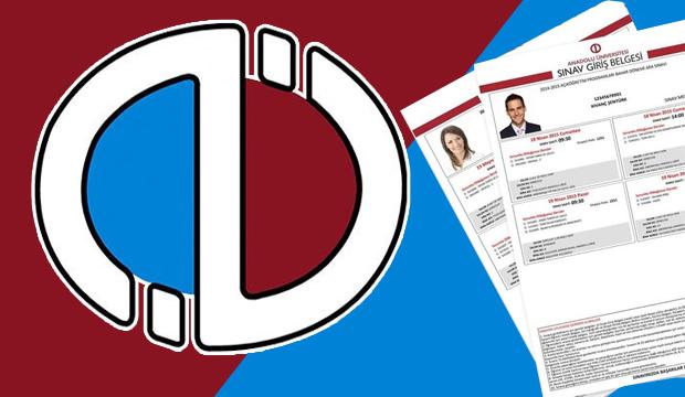 AÖF sınav yerleri giriş belgesi açıklanıyor: Anadolu ...
