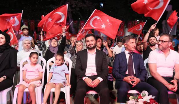 Kağıthane'de 15 Temmuz Demokrasi ve Milli Birlik Günü nöbeti tutuldu