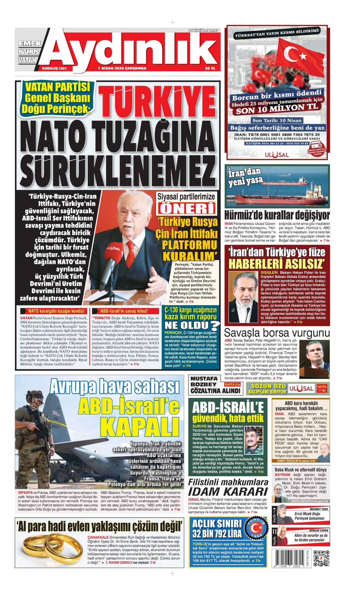 Aydınlık Gazetesi
