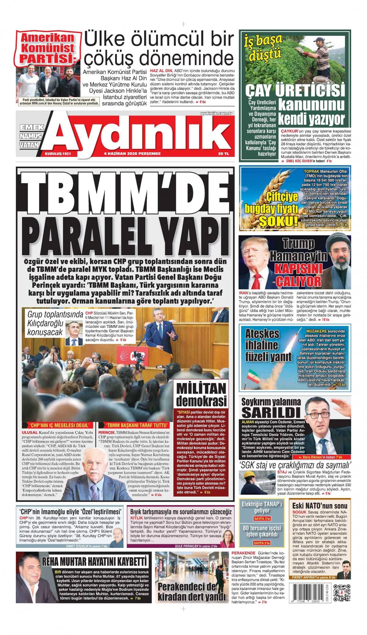 Aydınlık Gazetesi