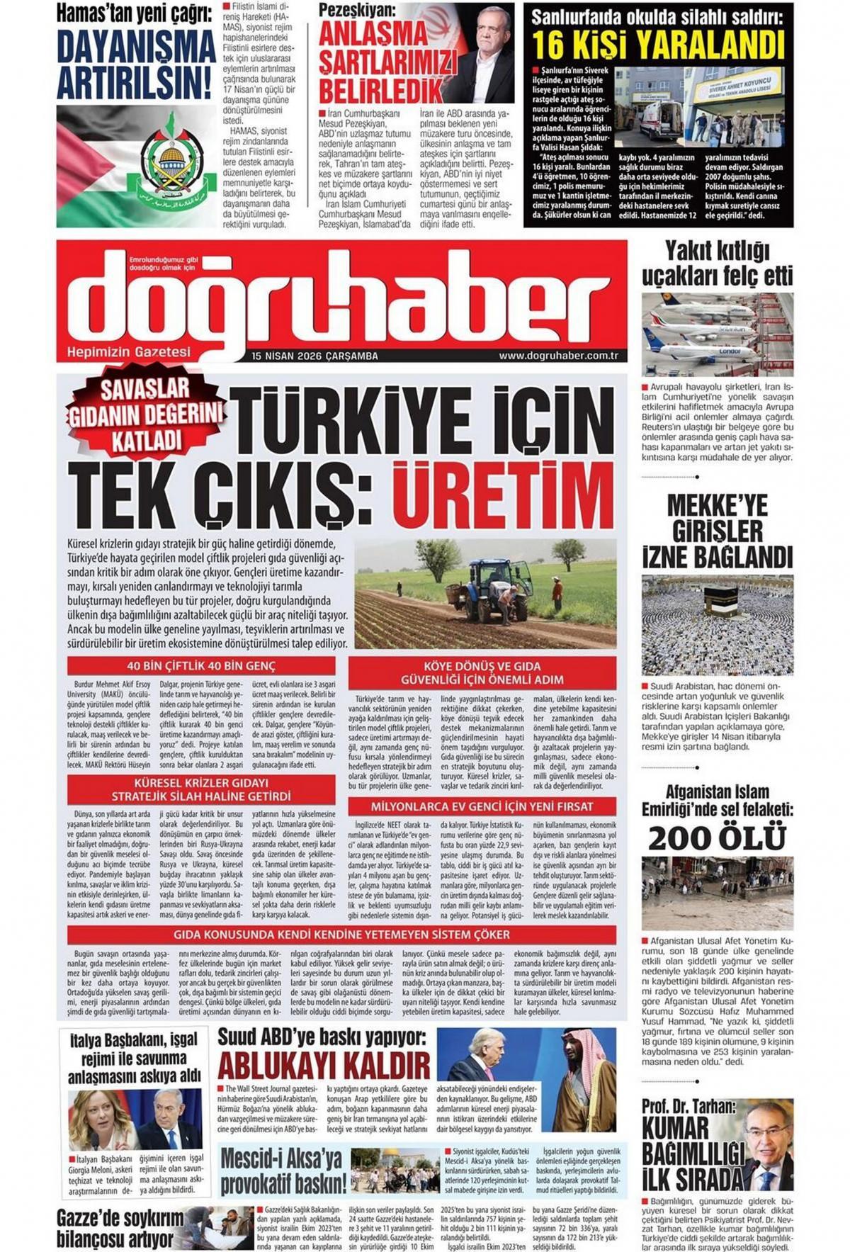 Doğru Haber Gazetesi