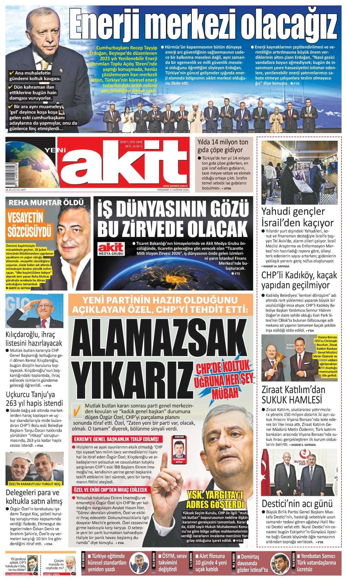 Yeni Akit Gazetesi