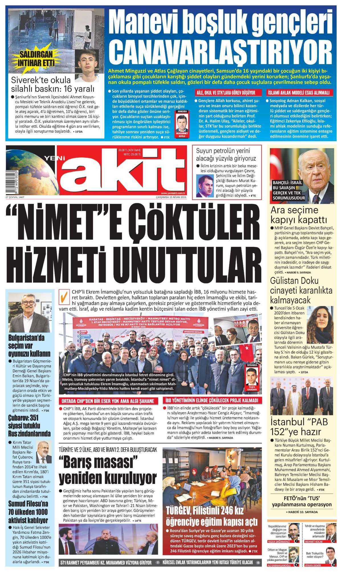 Yeni Akit Gazetesi