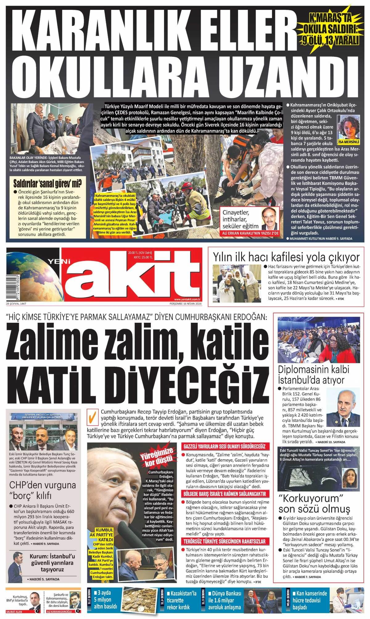 Yeni Akit Gazetesi