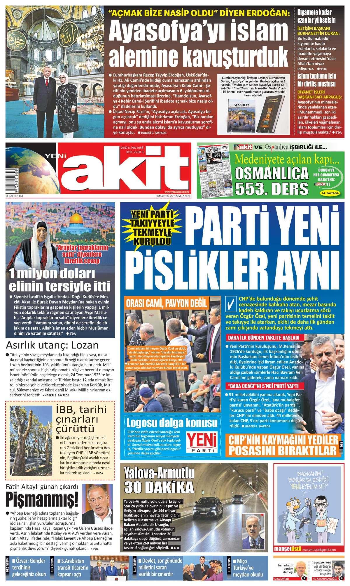 Yeni Akit Gazetesi