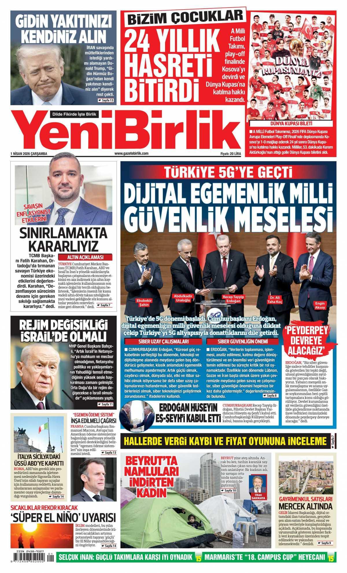 Yeni Birlik Gazetesi