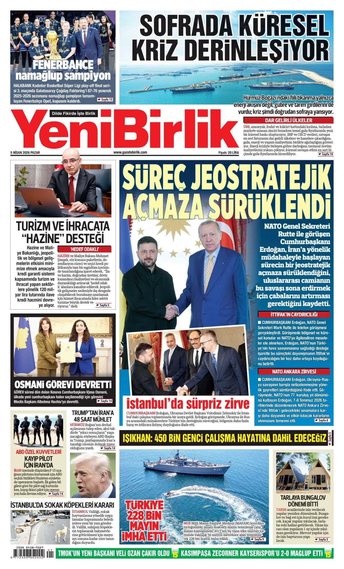 Yeni Birlik Gazetesi