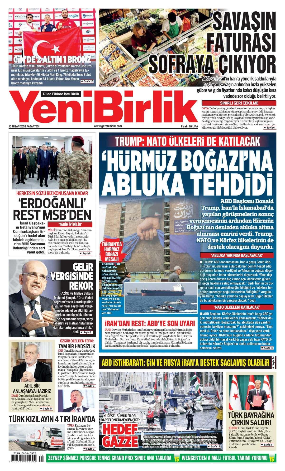 Yeni Birlik Gazetesi