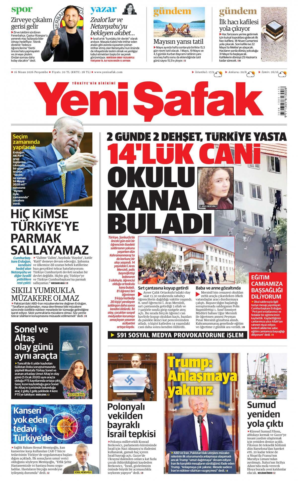 Yeni Şafak Gazetesi