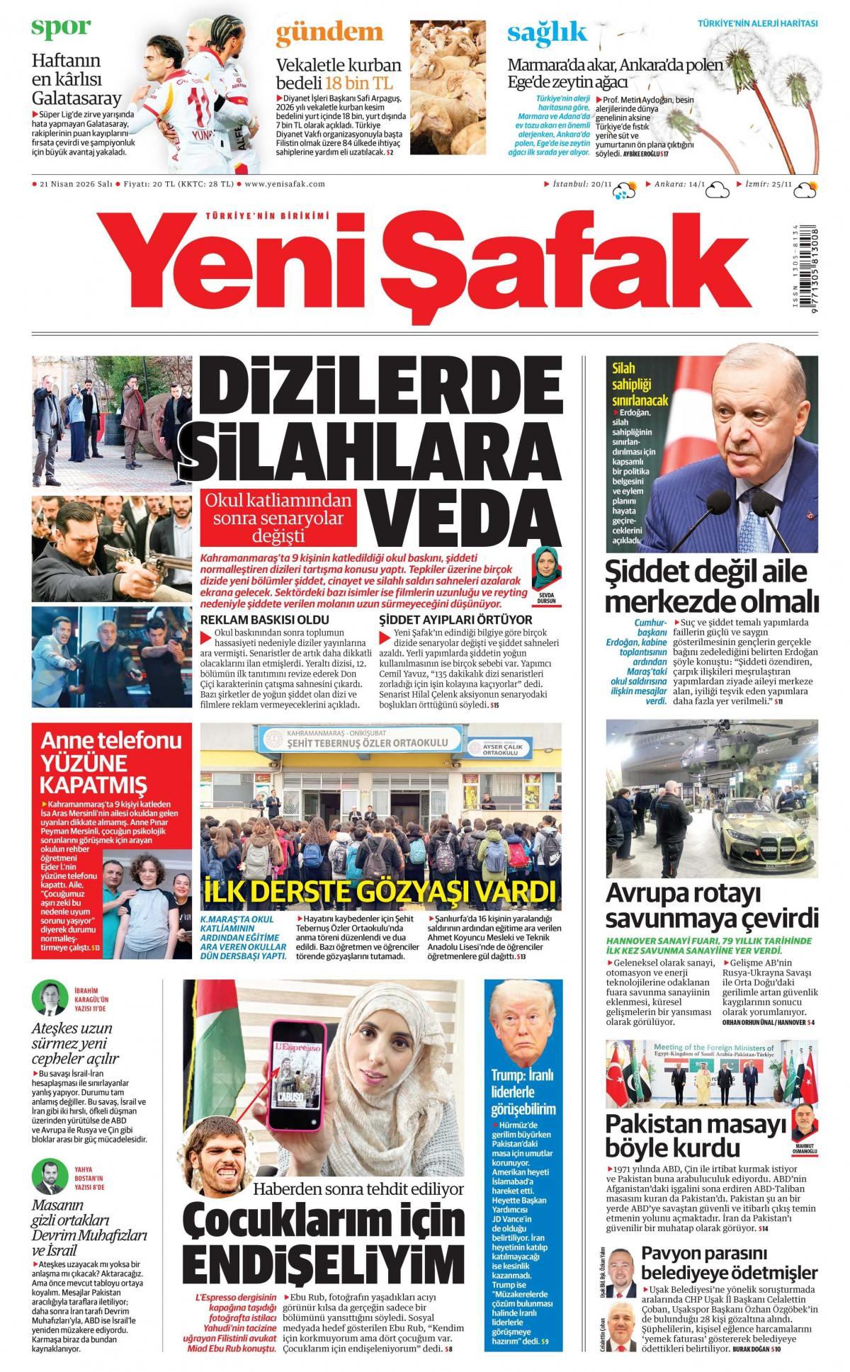 Yeni Şafak Gazetesi
